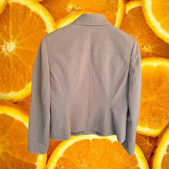 Kasper Tan Fitted Full Button Blazer‎ Size 8 - Picture 6 of 6